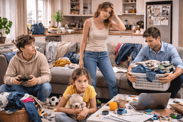 Quando a rotina da casa entra em conflito com a organização do espaço